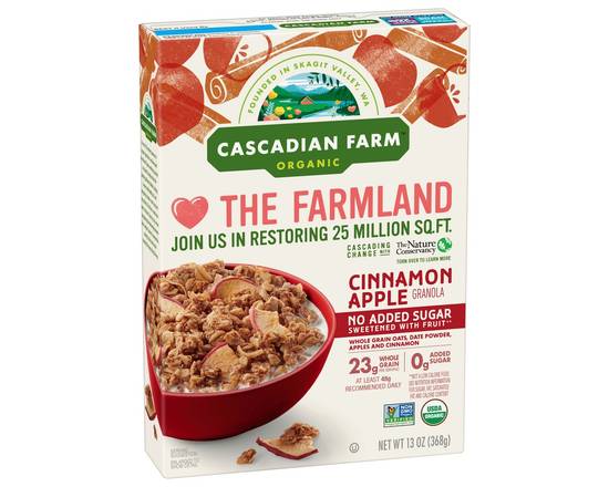 Cascadian Farm · Cinnamon Apple Granola (13 oz)