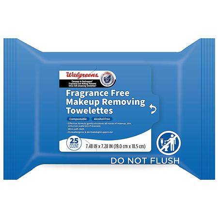 Walgreens Fragrance Free Makeup Removing Towelettes