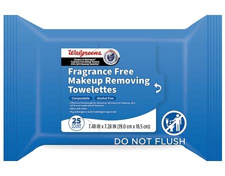 Walgreens Fragrance Free Makeup Removing Towelettes