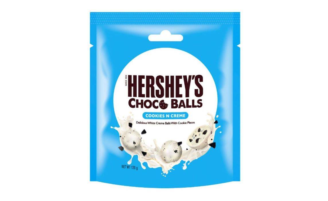 Hershey's Cookies & Cream Choc Balls 120g