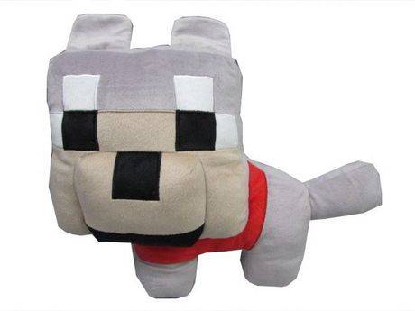 Minecraft Wolf Plush Stuffed Pillow Buddy Delivery Near Me Order Online Uber Eats