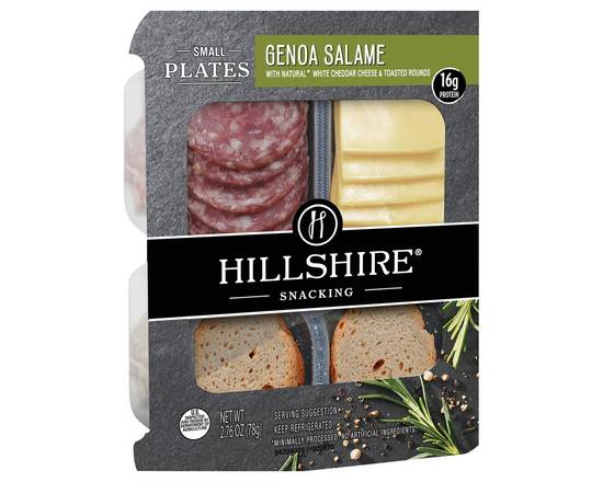 Hillshire · Genoa Salame & Cheddar Cheese Small Plates (2.8 oz)