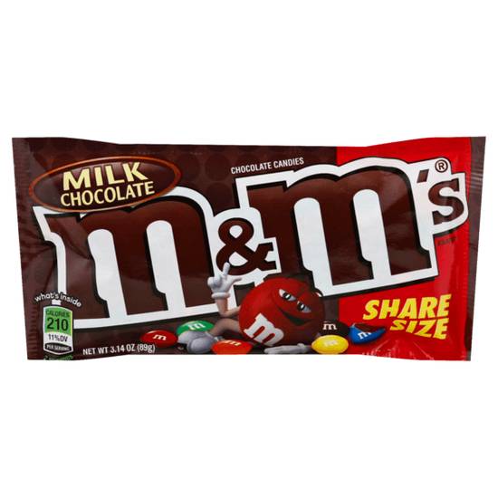M&M's Chocolate Share Size 3.14oz