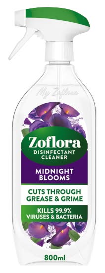 Zoflora Midnight Blooms, Multipurpose Disinfectant Cleaner (800ml)