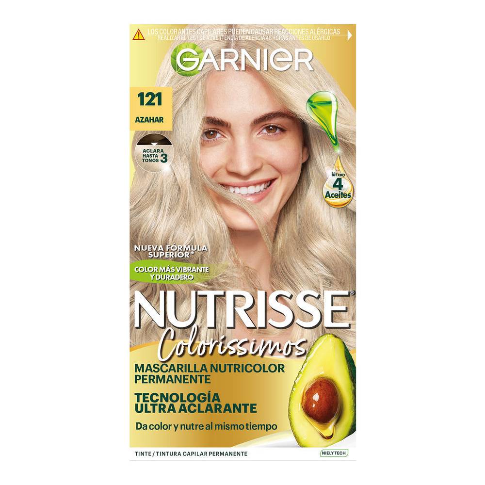 Nutrisse · Tinte permanente azahar 121 (120 g)