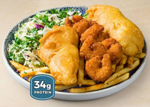 BATTERED FISH & BREADED SHRIMP