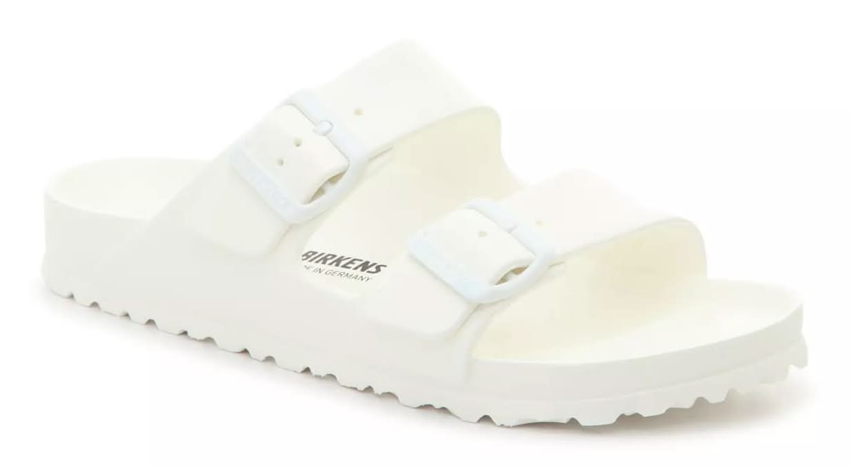 Birkenstock Arizona Essentials Eva Slide Sandal - Women'S (White Medium/Narrow - EU 37 / US Womens 6-6.5 / Mens 4-4.5)