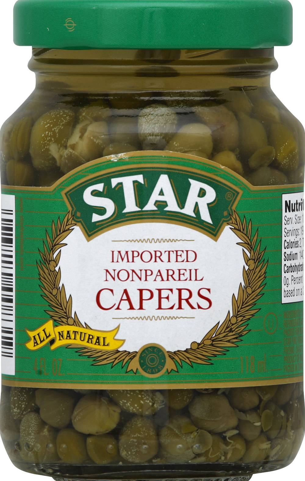 Star All Natural Imported Nonpareil Capers (4 fl oz)