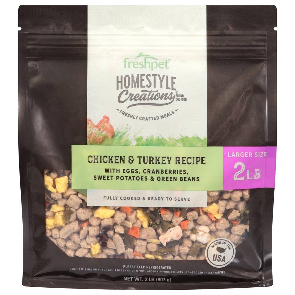 Freshpet Homestyle Creations With Veggies Fresh Dog Food (2 lbs)