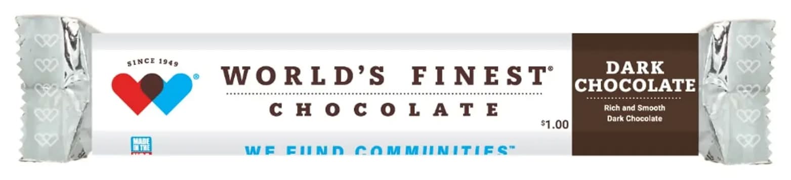 World's Finest Chocolate Dark Candy Bar