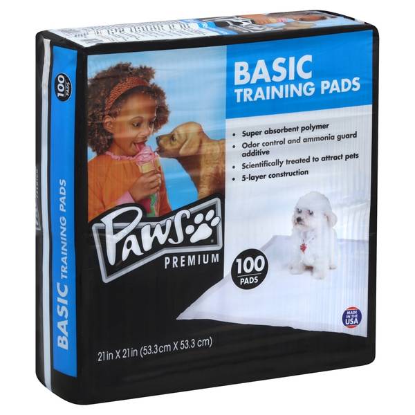 Paws Happy Life Basic Training Pads For Dogs (21" * 21")