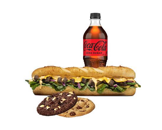 Chipotle Steak Melt Subway Footlong® Combo