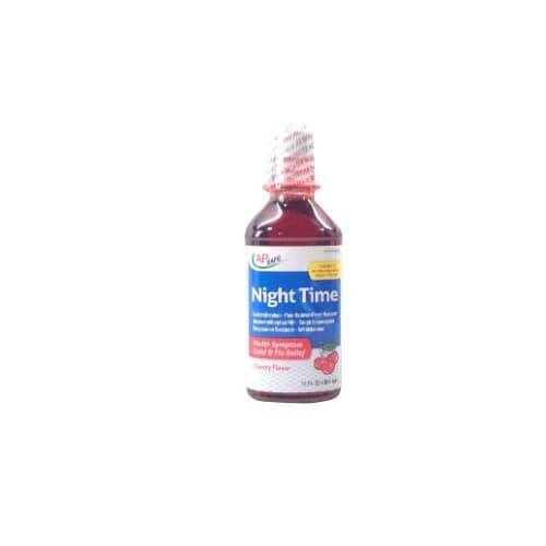 Ap Safe Night Time Cherry Flavor Cold & Flu Relief (12 fl oz)