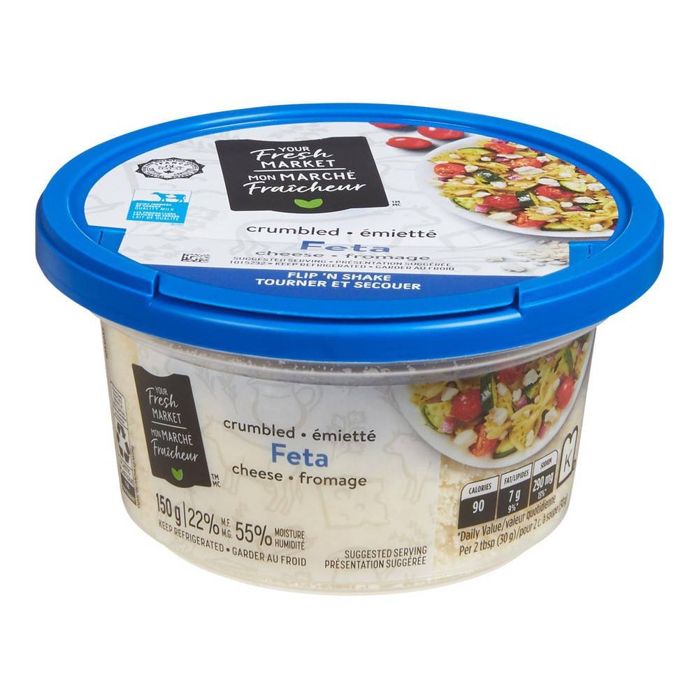 Your Fresh Market Crumbled Feta Cheese (150 g)