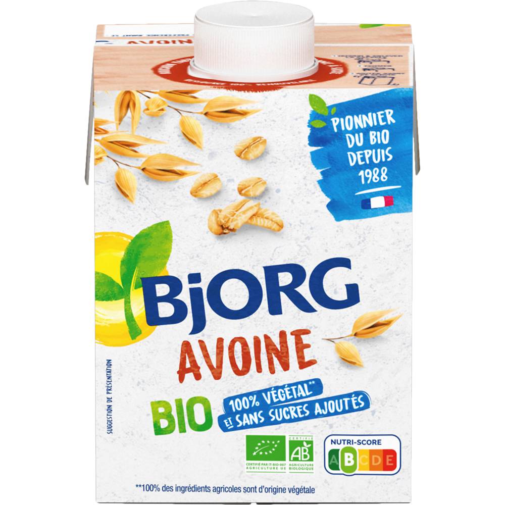 Bjorg - Boisson lait végétale avoine bio (500 ml)