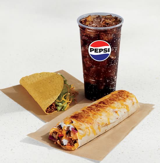 Steak Grilled Cheese Burrito Combo