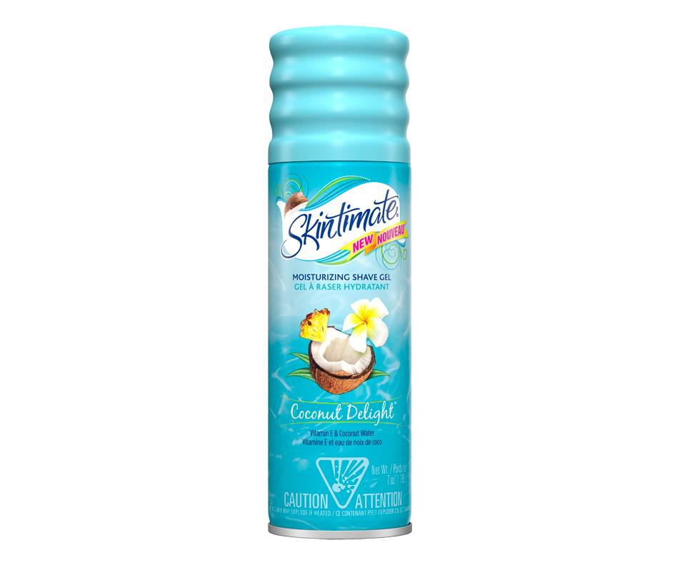Skintimate Coconut Delight Moisturizing Shave Gel (198 g)