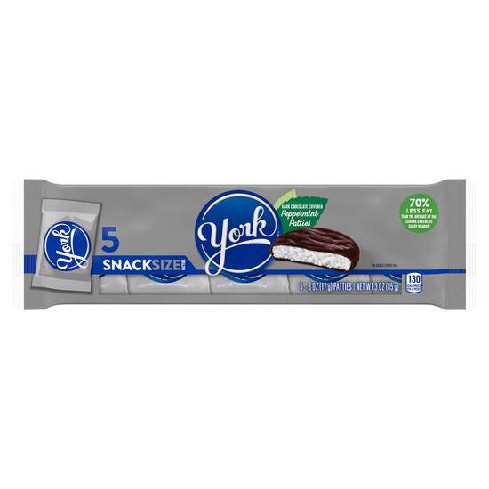York Dark Chocolate Covered Peppermint Snack Size Patties (5 ct)