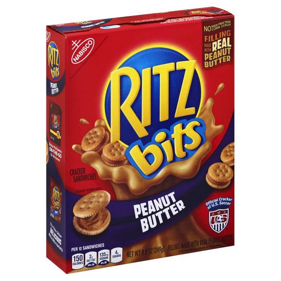 Ritz Bits Peanut Butter Sandwich Crackers