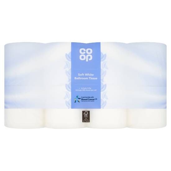 Co-Op Soft White Bathroom Tissue