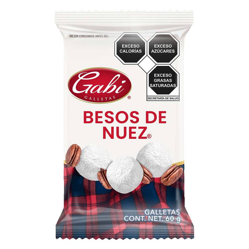 Gabi · Galleta besos de nuez (60 g)