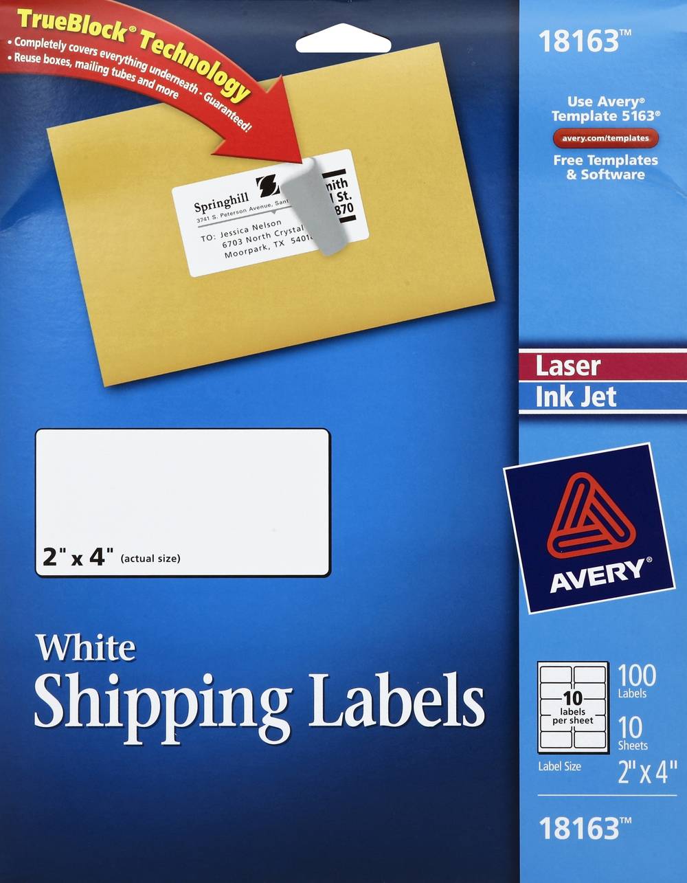 Avery Shipping Labels