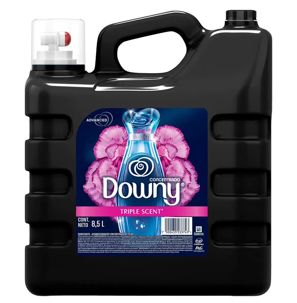 Downy · Concentrado suavizante acondicionador de telas triple aroma (8,5 L)