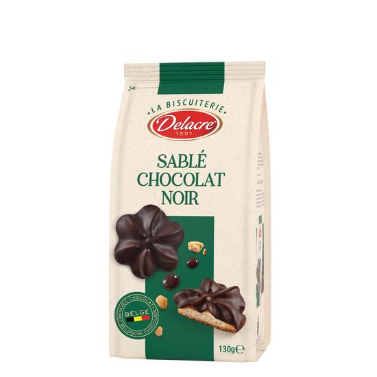 Delacre - Biscuits sablé au chocolat noir