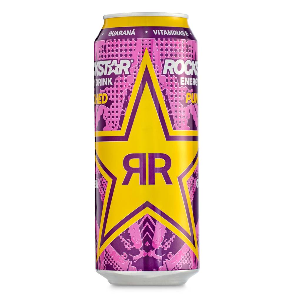 Bebida Energética Sabor Guayaba Rockstar Lata 500 Ml