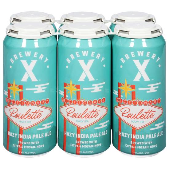 Brewery X Hazy Ipa Dictionary Roulette Beer (6 pack, 1 pt)