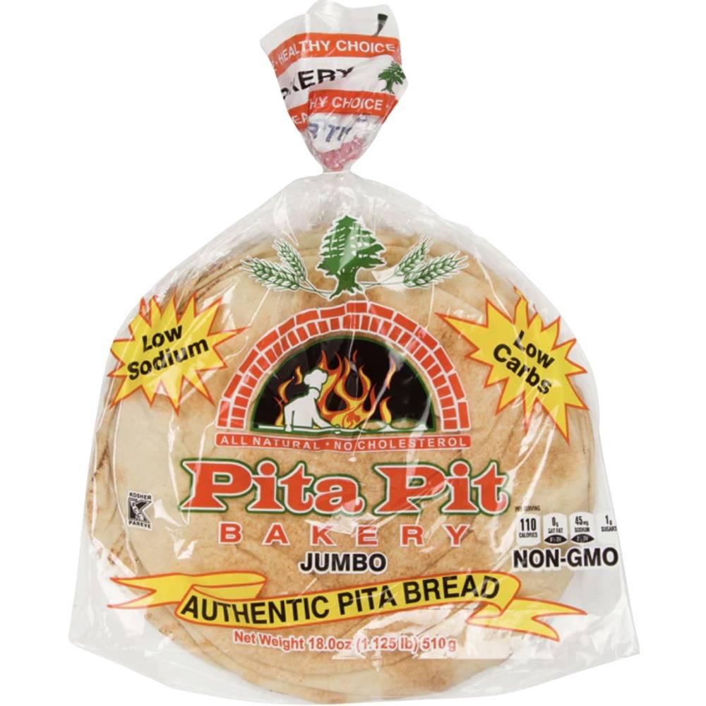 Pita Pit Bakery Authentic Pita Bread (jumbo)