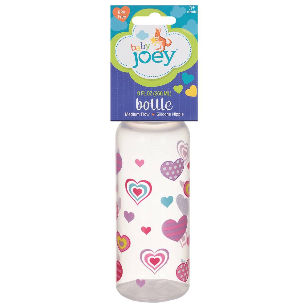 Baby Joey Medium Flow 9 fl oz Bottle With Silicone Nipple