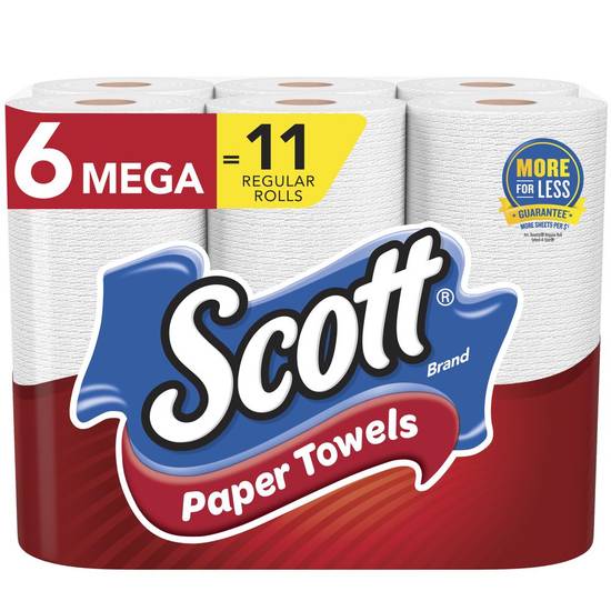 Scott Paper Towels Choose A Sheet White (6 ct)