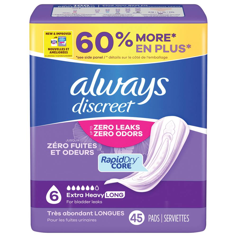 Always Extra Heavy Absorbency Pads For Women (2.19 lbs)