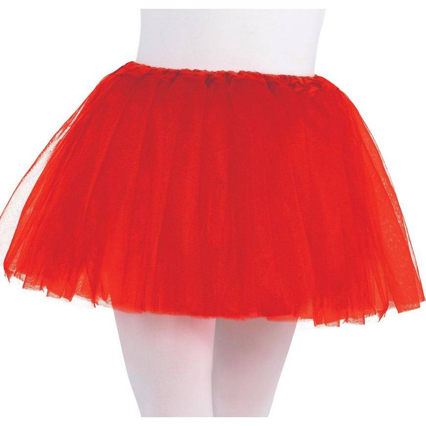 Amscan Kids Halloween Costume Tutu, One Size, Red