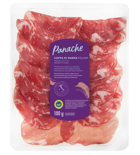 Panache charcuterie de porc coppa di parma - deli pork coppa di parma