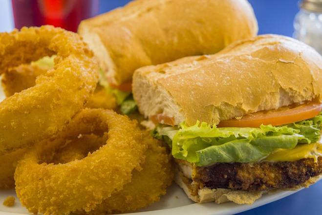 Order Chicken Filet with Cheese food online from Bob And Edith'S Diner store, Alexandria on bringmethat.com