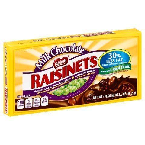 Raisinets Milk Chocolate Covered Raisins 3.5oz