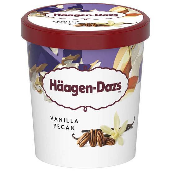 Haagen Dazs crème glacée vanille pecan 400g