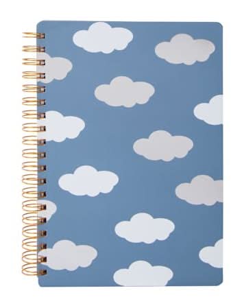 Twin Wire Spiral Bound Journal Cloud