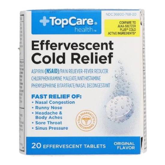 Topcare Cold Relief Effervescent (20 ct)