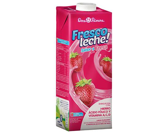 Dos pinos bebida fresco leche! (1 l) (fresa)