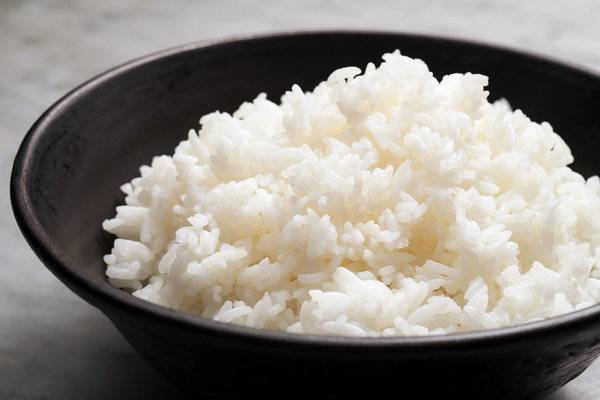 White steamed Rice