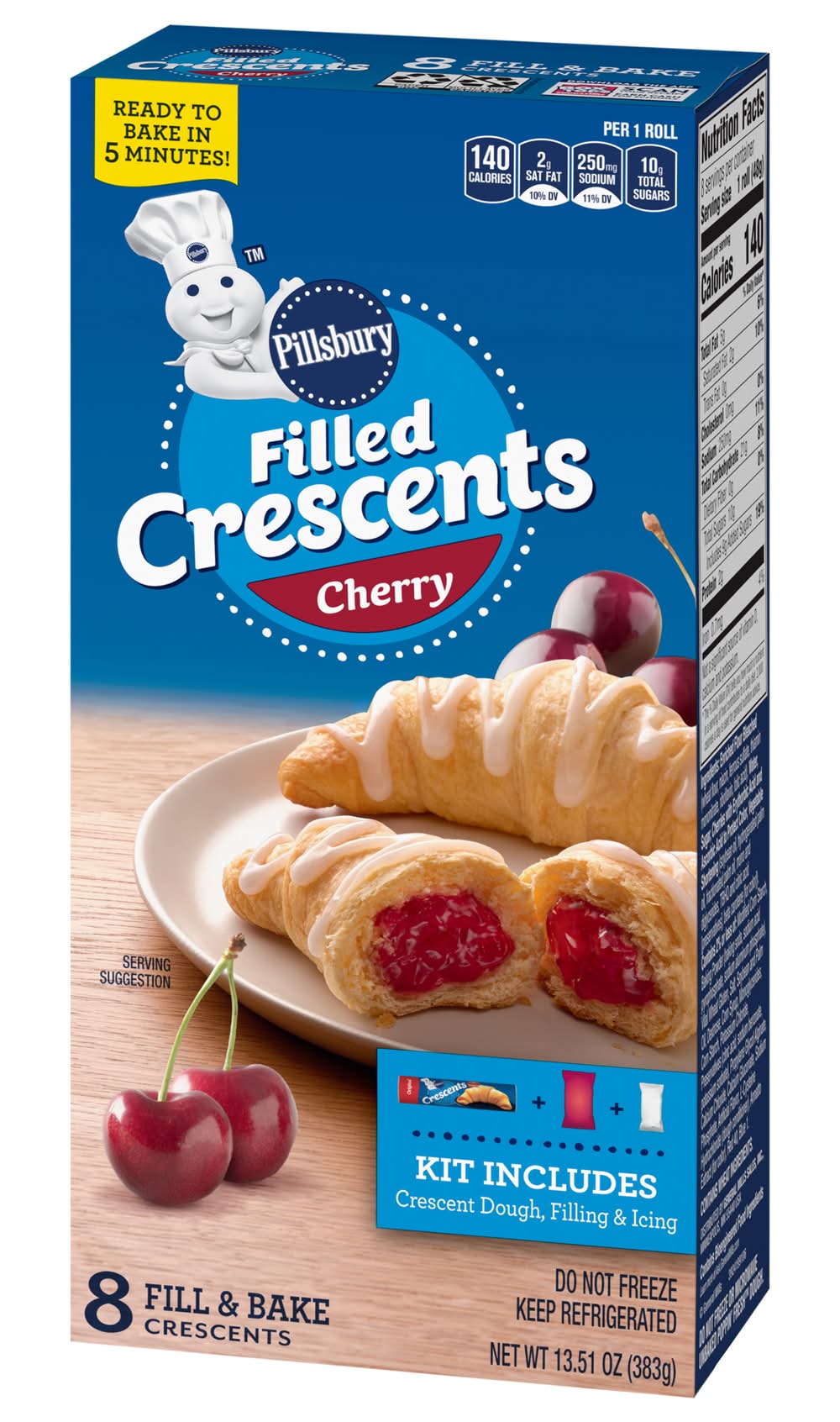 70’s Pillsbury ファニーフェイス チューチューチェリー 付 Pillsbury Filled Crescents with Cherry Filling and Icing Same-Day