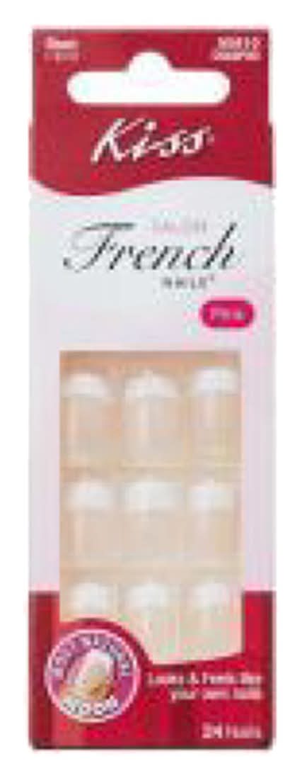 KISS Salon French Nails, Moon Pink (24 ct)