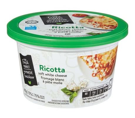 Your Fresh Market Ricotta Soft White Cheese (475 g)