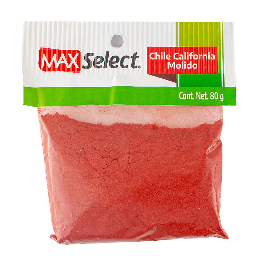 Chile California  Molido  Max Select  80.0 - gr