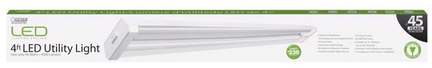 Feit Shop 48 In. 2-Light Each 45 W Led Utility Light