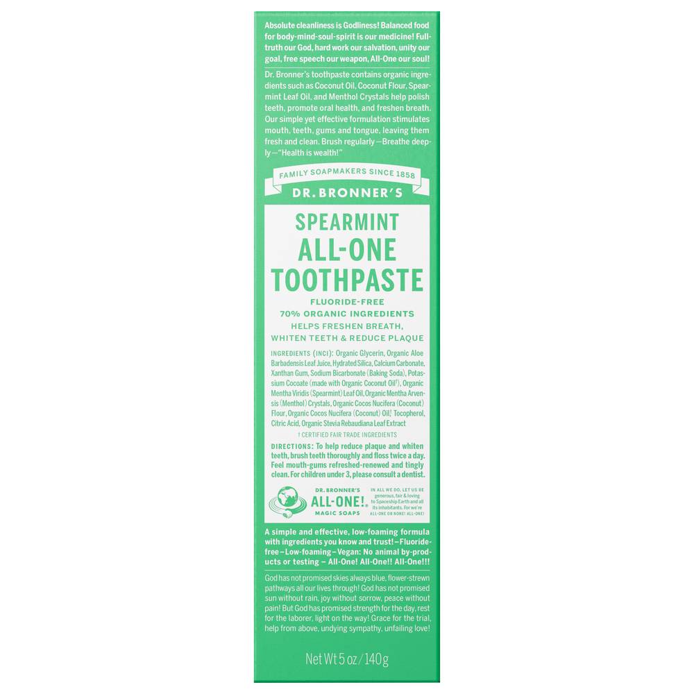 Dr. Bronner's All-One Spearmint Toothpaste (5 oz)