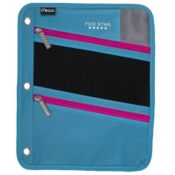 Five Star Organizer Pencil Pouch Assorted Colors